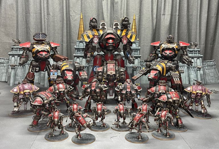 Over 200 models for Smaugonite's Custodes Force